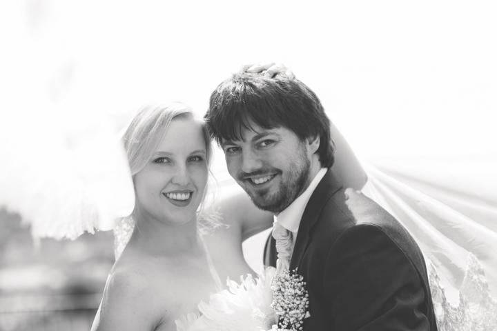 Hochzeits DJ mit Hochzeitspaar Esther und Damian